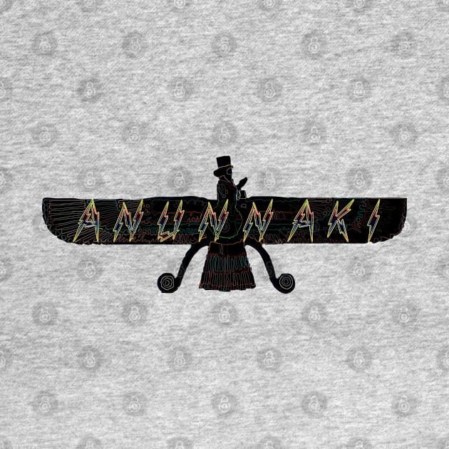 Anunnaki Winged Man Design by Pikmi